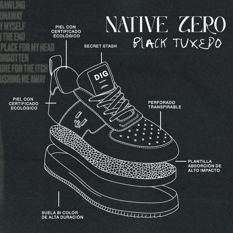 NATIVE ZERO - BLACK TUXEDO